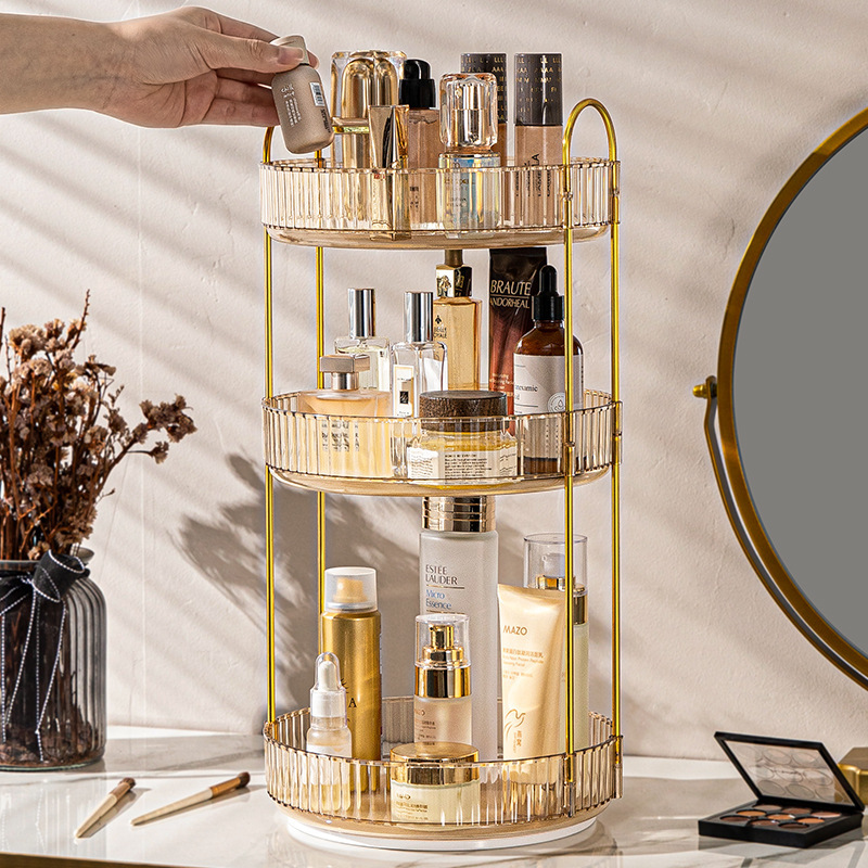 Luxury Skincare And Makeup Brands - 1 Stück, hochwertige, drehbare Kosmetikaufbewahrungsbox für