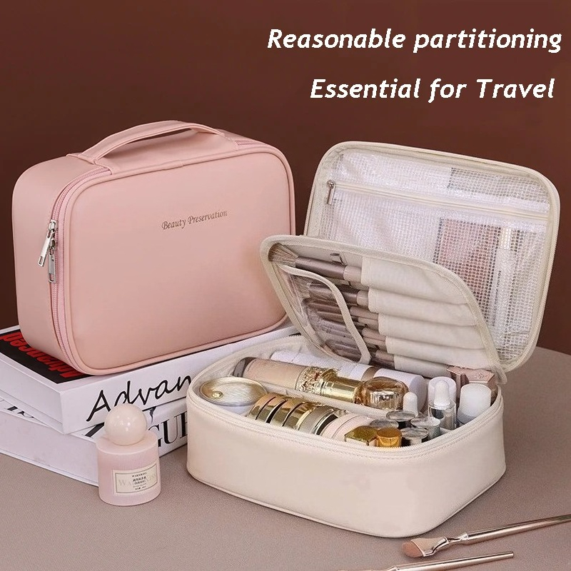 PU Leder Doppelschicht Make-Up – Luxury Skincare And Makeup Brands Bewertung und Preis